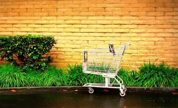abandoned shopping cart