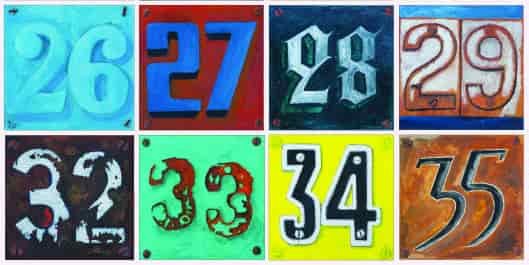 artsy numbers