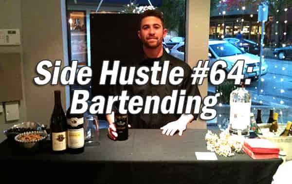 bartending for cash