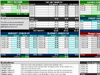 Financial Snapshot free budget templates