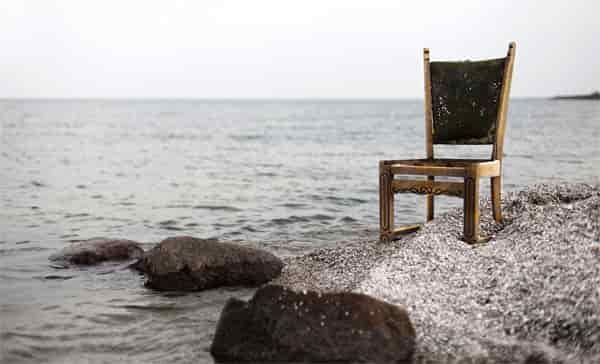 chair on beach