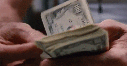 hundred dollar bills gif