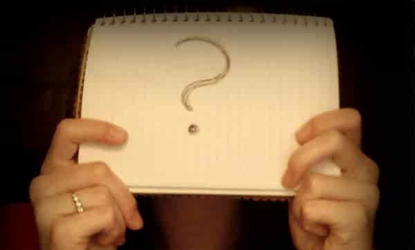 question mark doodle