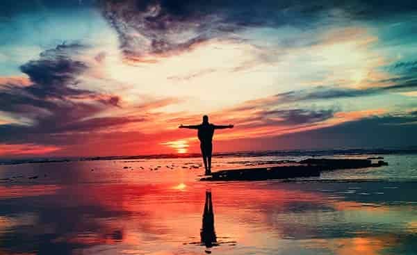 rainbow sunset