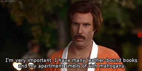 ron burgandy rich mahogany