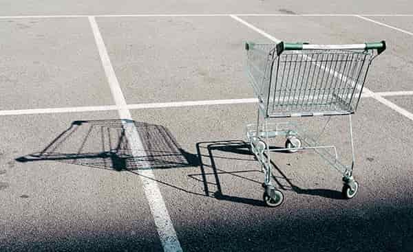 shopping cart shadow